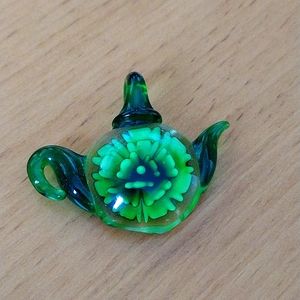 Murano glass teapot pendant